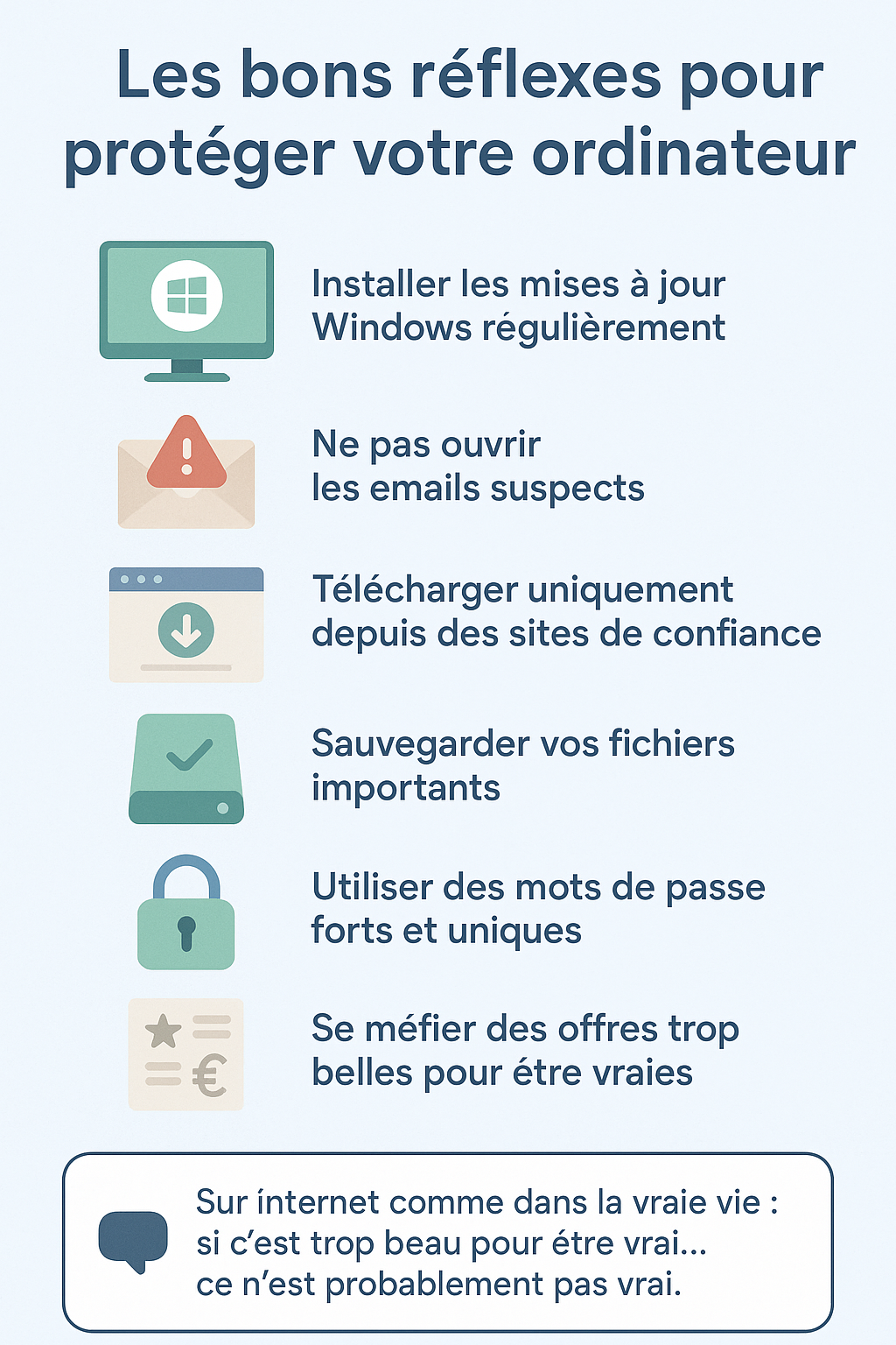Les bons relexes à adopter